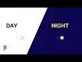 Day Night Toggle button in two minute using Figma