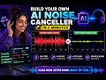 Remove BACKGROUND NOISE from Any for FREE 100 local Python Script No Adobe No Cloud