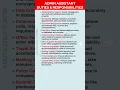 Admin Assistant Duties and Responsibilities | Admin Staff Duties and Responsibilities