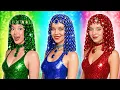 Download Lagu Ruby, Diamond and Emerald Girl at School | Crazy Challenge by Multi DO Girls