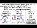 Geometry - Ch 3 Proofs 2 of 17 What is the KEY to Performing Proofs in Geometry 2