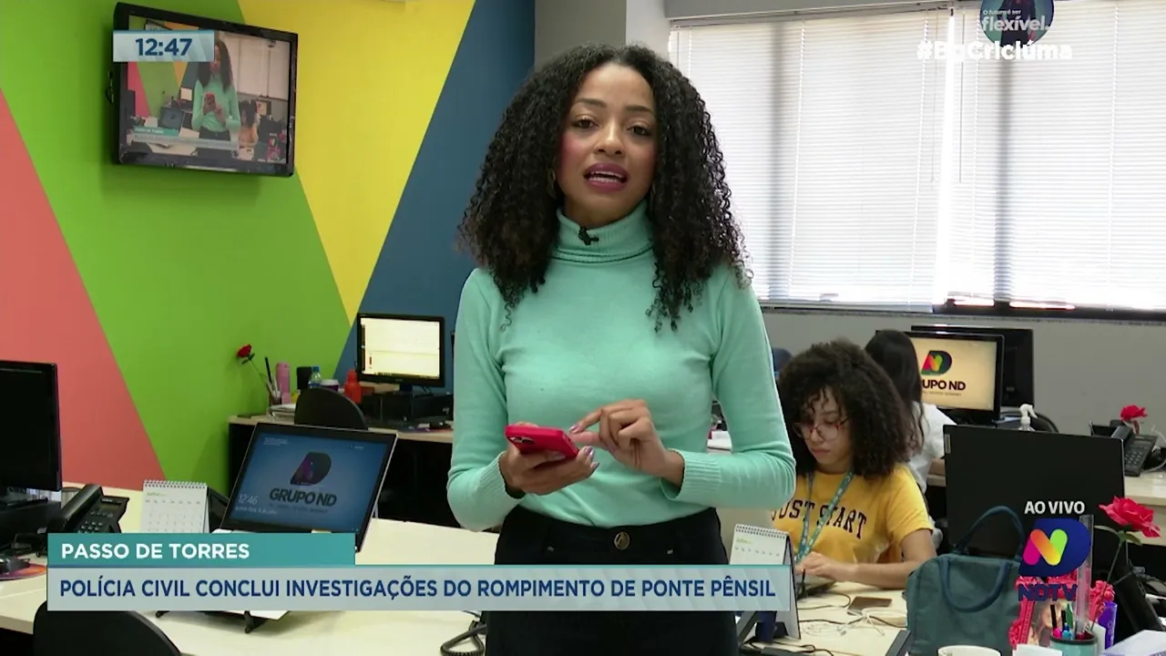 Polícia Civil conclui investigações do rompimento de ponte pênsil em Passo de Torres