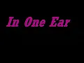 In One Ear~Cage the Elephant {Lyrics on Screen}