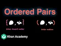 What are Ordered pairs Relations and Functions Grade 11 Math Khan Academy