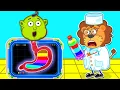 Download Lagu No No Stomach Is Full of Rainbow Water 🍒 Kids Healthy Habits | Lion Family | Cartoon for Kids