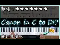 Download Lagu 【Piano Cover】卡農 Canon in C to D!｜瘋狂搖滾版｜2分53秒後手速快到看不清!!