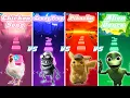 Download Lagu Chicken Song vs Crazy Frog Axel F vs Pika Pika Pikachu vs Dame Tu Cosita Green Alien - Tiles Hop