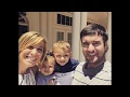 Bubba Watson and his wife Angie Ball and children