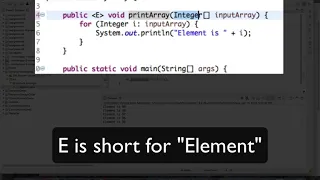 Java generics 02 printArray