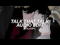 Download Lagu Talk that Talk (Slowed/Best Part) - Rihanna [Edit Audio]