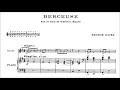 Maurice Ravel - Berceuse sur le nom de Gabriel Fauré