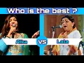 Lagu Alka Yagnik vs Lata Mangeskar comparison song with battle Voice Who is the best?