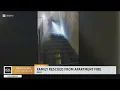 Brea police bodycam shows a Brea apartment fire rescue