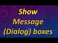 Python Message Dialog Boxes in tkinter