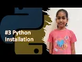Python Programming Tutorial 3 How To Install Python Coding for Kids