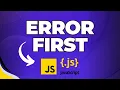 Callback - Error first callback