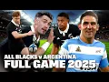 Download Lagu All Blacks v Argentina 2025 | FULL GAME