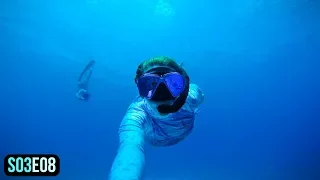 The BEST Freediving in Belize! | Sailing Lighthouse Reef Belize | S03E08