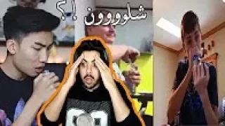 يشربون قارورة ماء في ثانية واحدة 1s كيييف 