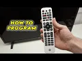 How to Program The GE Rechargeable TV Remote Control
