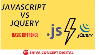 Difference between JAVASCRIPT and Jquery JavaScript tutorial in Hindi JQuery vs JavaScript