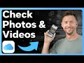 How To Check All Photos And s On iCloud