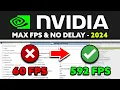 BEST NVIDIA Control Panel Settings For GAMING UPDATED 2024