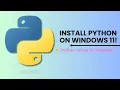 How to Install Python in Windows 11 Latest Version 2025