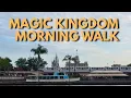 LIVE Magic Kingdom Morning Walk at Disney World Main Street Cinderella Castle Disney Magic