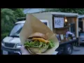 Hamburger and Egg at Nearby Burger Food Truck