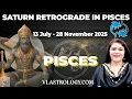 Download Lagu PISCES Sign The Shifting Scales of Karma: Saturn’s Retrograde July-Nov 2025 #saturn #retrograde