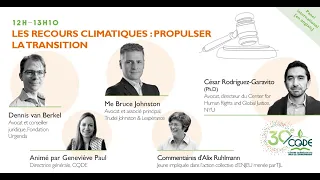 Les Recours Climatiques Propulser La Transition En Anglais 30e Du CQDE  Les Recours Climatiques Propulser La Transition En Anglais 30e Du CQDE