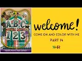 Color with Me Mardi Gras Page Part 14