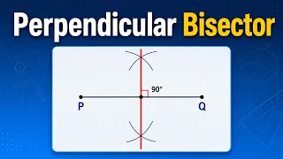 Perpendicular Bisector of a Line Segment How to Construct It Step by Step Maths Letstute