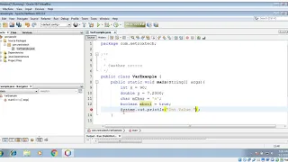 Variables In JAVA Primitive Data Types and Objects