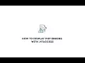 How to display PHP errors with htaccess
