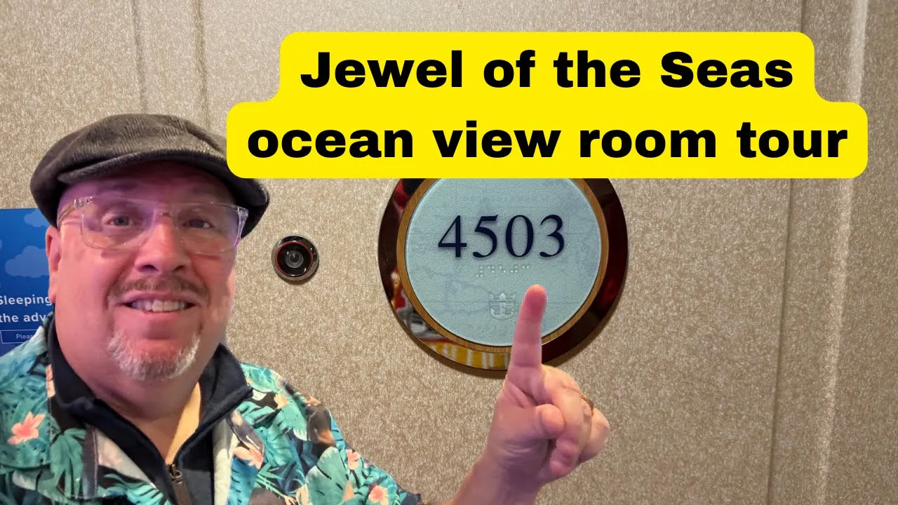 Jewel of the Seas Unique room tour. Ocean view!