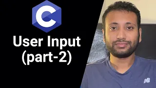 C programming Bangla Tutorial 5 20 Get inputs using gets fgets getchar