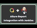 Integration of Allure Report for Selenium Maven project with Jenkins