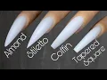 Beginner Nail Tech How To Shape Nails Acrylic Nail Tutorial