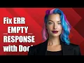 Fixing ERR - EMPTY