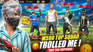 Ye Noob Hai” 😆 M590 Top 1 Aur Uski Squad Ka Ghamand Tod Diya 🔥