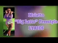 Mulatto - Big Latto Freestyle LYRICS