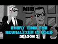 Every Time the Neuralyzer Is Used | Men In Black: The Series | Season 2 | Throwback Toons