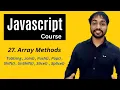 Array Methods In Javascript Javascript Tutorial In Hindi