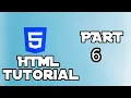 HTML Tutorial Part 6 HyperLinks