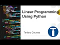 Linear Programming Using Python