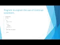 Using the Break Statement in Nested Loops in Tutorial