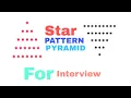 Star pattern pyramid in c Reverse Pyramid inc