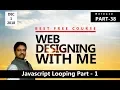 Javascript Looping Learn Web designing with ME Part - 38 HINDI